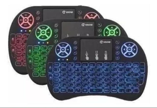 Mini controle sem fio para tv smart tablet outros - Foto 3