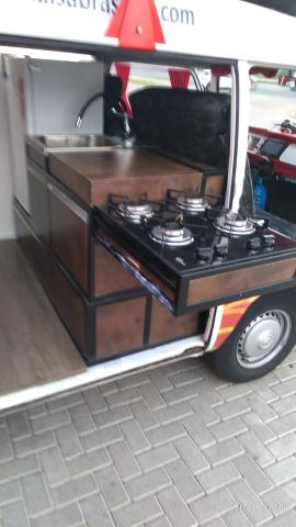 Kombi motorhome 2014 com 25mil km - Foto 8