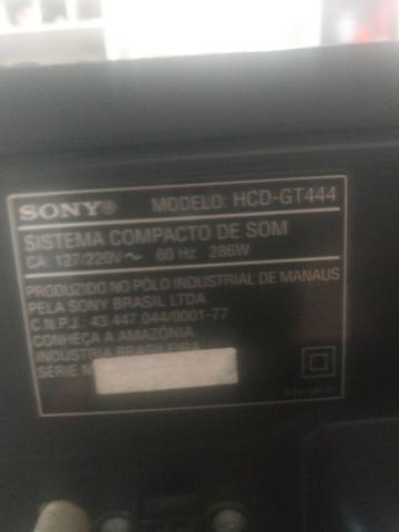 Vende-se aparelho de som SONY GENEZI 400 RMS de potência - Foto 2