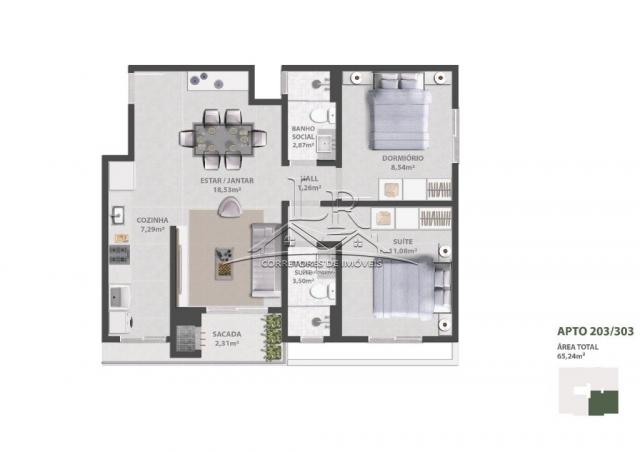 Apartamento à venda com 2 dormitórios em Ingleses do rio vermelho, Florianópolis cod:1566 - Foto 10