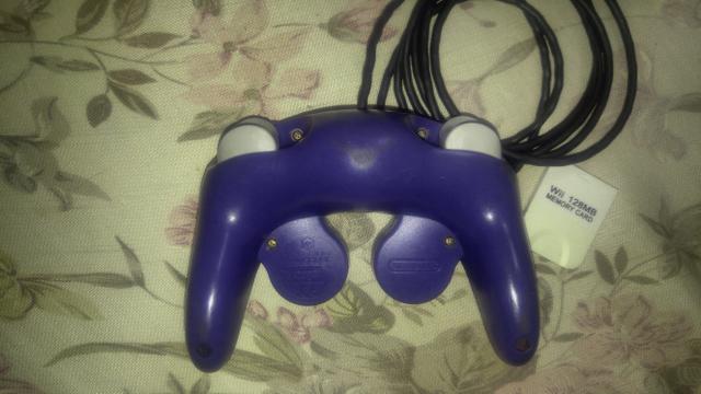 Controle game cube + memory card - Foto 2