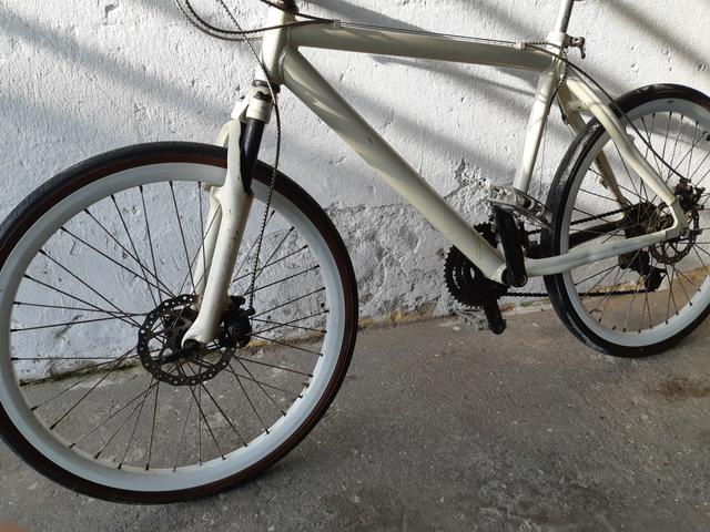 Bicicleta de alumínio freio a disco - Foto 2