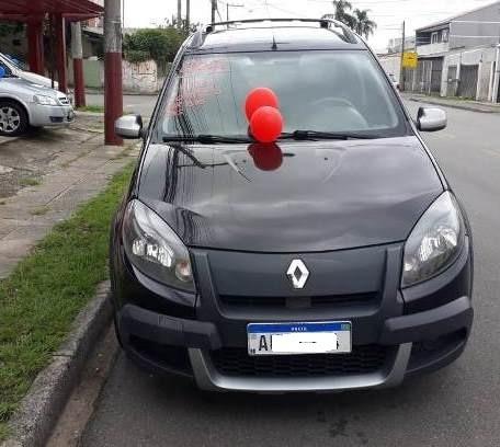 Sandero stepway 1.6, flex, completo, air bag, abs, placa a, rodas - Foto 5