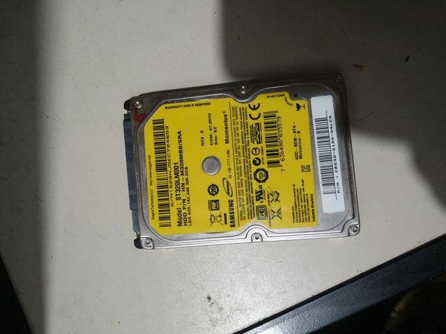 Vendo HD de notebook 320gb