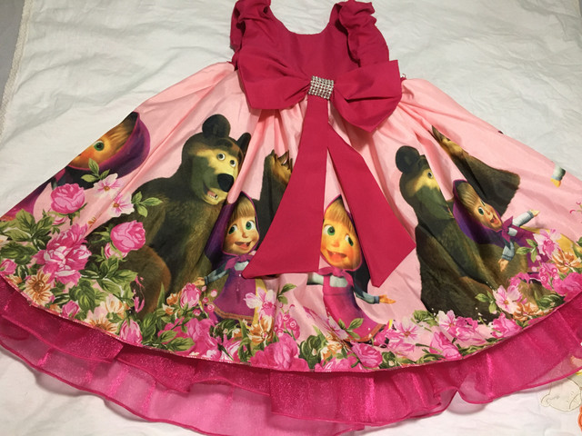 Vestido Marsha e o urso +painel de pano - Foto 3