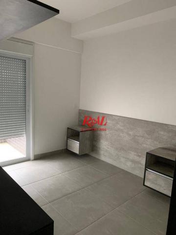 Apartamento com 2 dormitórios (1 suíte) à venda e locação, 72 m² - Gonzaga - Santos/SP - Foto 17