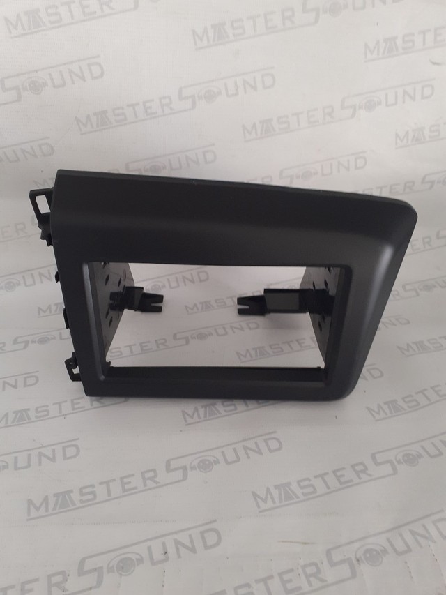 Moldura. 2 din. 9". Preta. Para: Honda Civic. 2012/2016.  - Foto 3