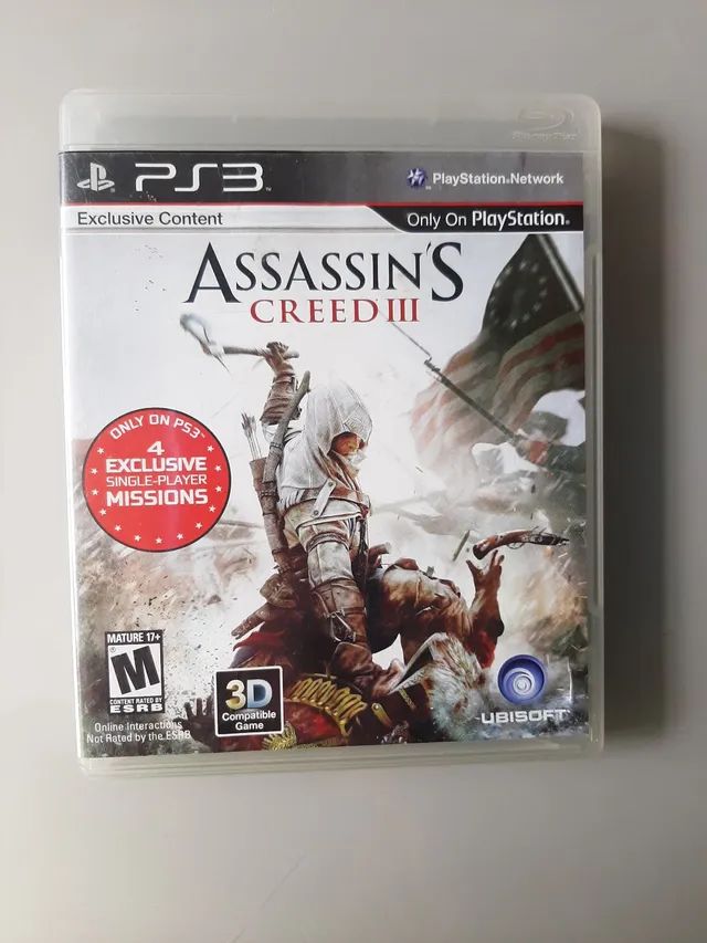 Assassin's Creed III - Jogo PS3 Midia Fisica - Sony - Jogos de