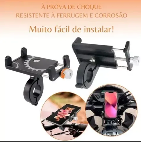 Suporte Celular P/ Moto e Bicicleta em Alumínio anodizado Gub Plus 21 –  HumanBrasil