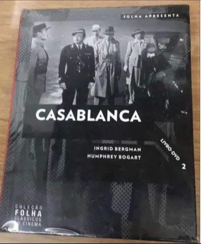 Livro + DVD Casa Blanca classicos do cinema