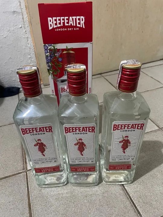 Gin Beefeater London Dry Gin - 3 Garrafas - Foto 4