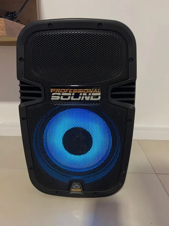 Excelente Caixa de Som Profissional 1600w com bateria!