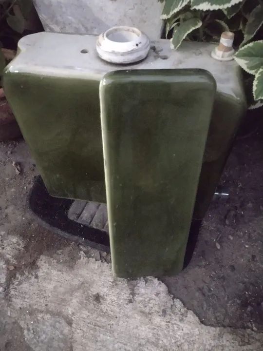 Vaso de banheiro cor verde  - Foto 3