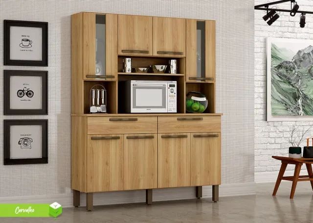 Kit Cozinha Turim 8 portas - Entrega Rápida!!Fev24