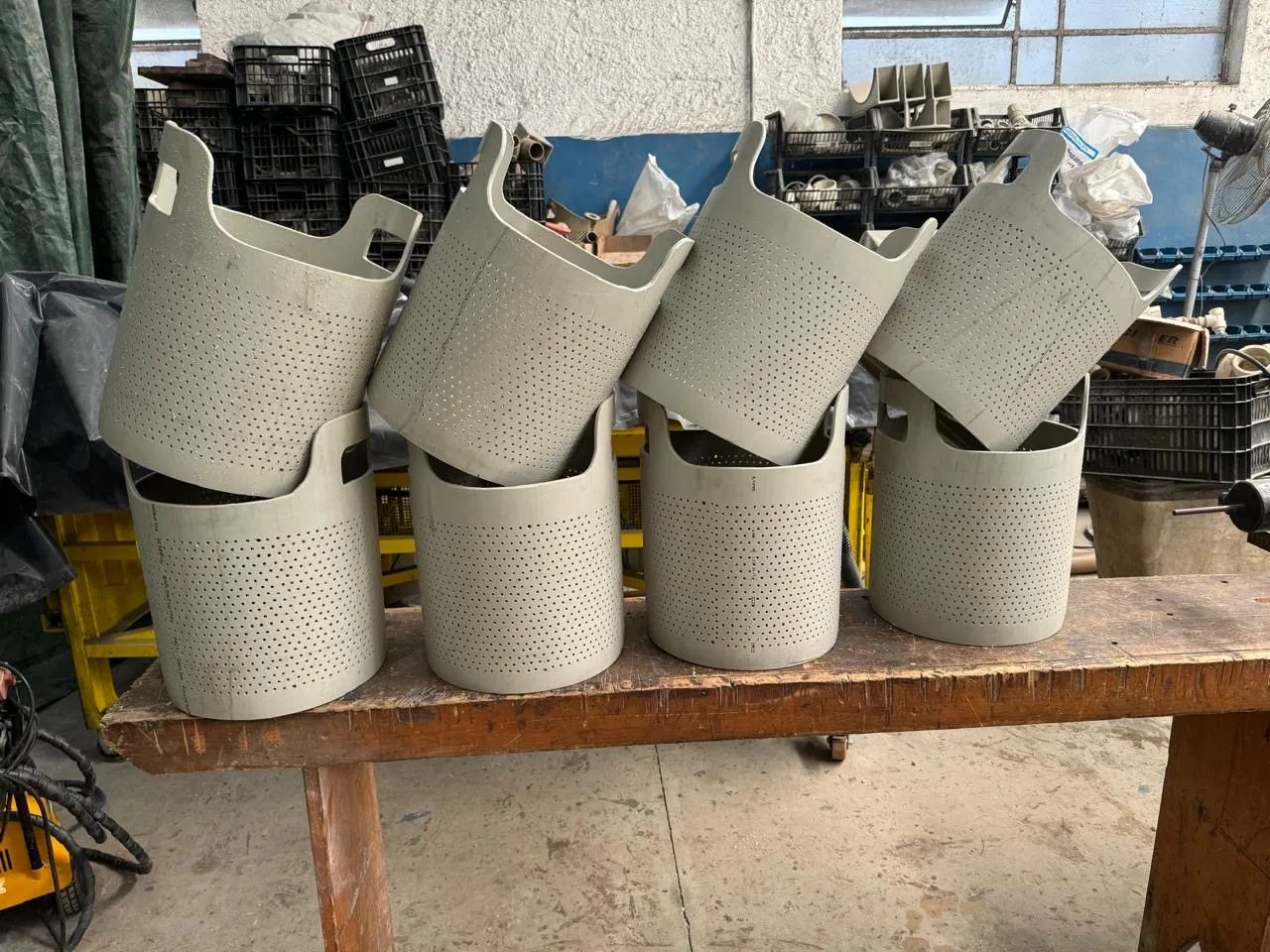 10- Baldes de Polipropileno Cinza. - Foto 6