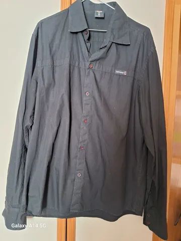 Camisa Preta Manga Comprida 