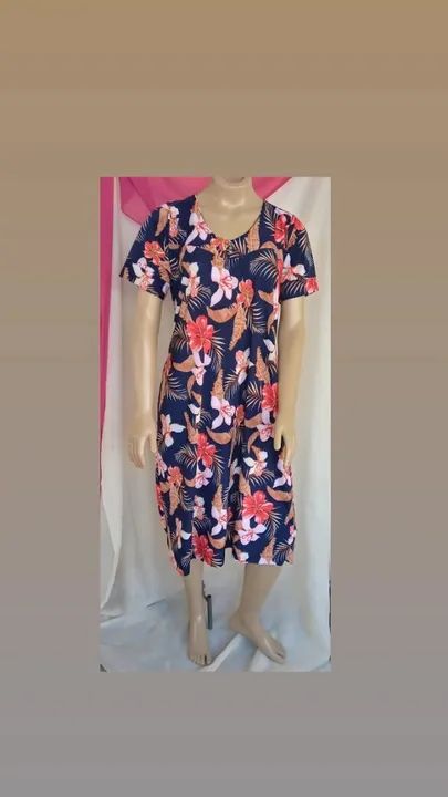 VESTIDO EM MALHA FRIA ESTAMPADO - Foto 4