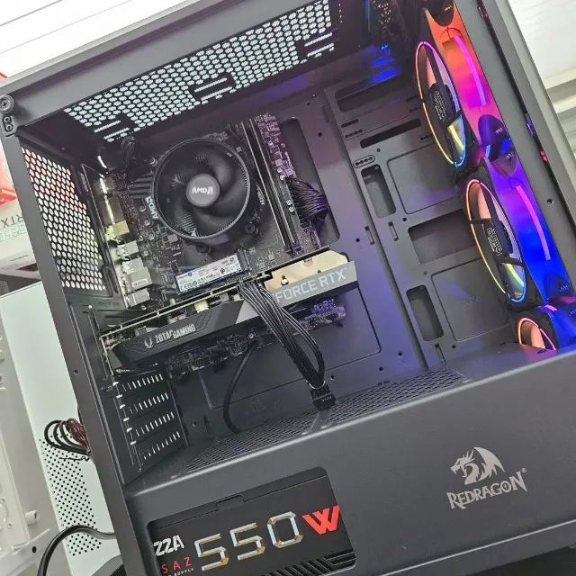 Pc Gamer + Monitor 24pl Ryzen 7 5700g 16gb 512ssd 1 ano de garantia - Foto 3