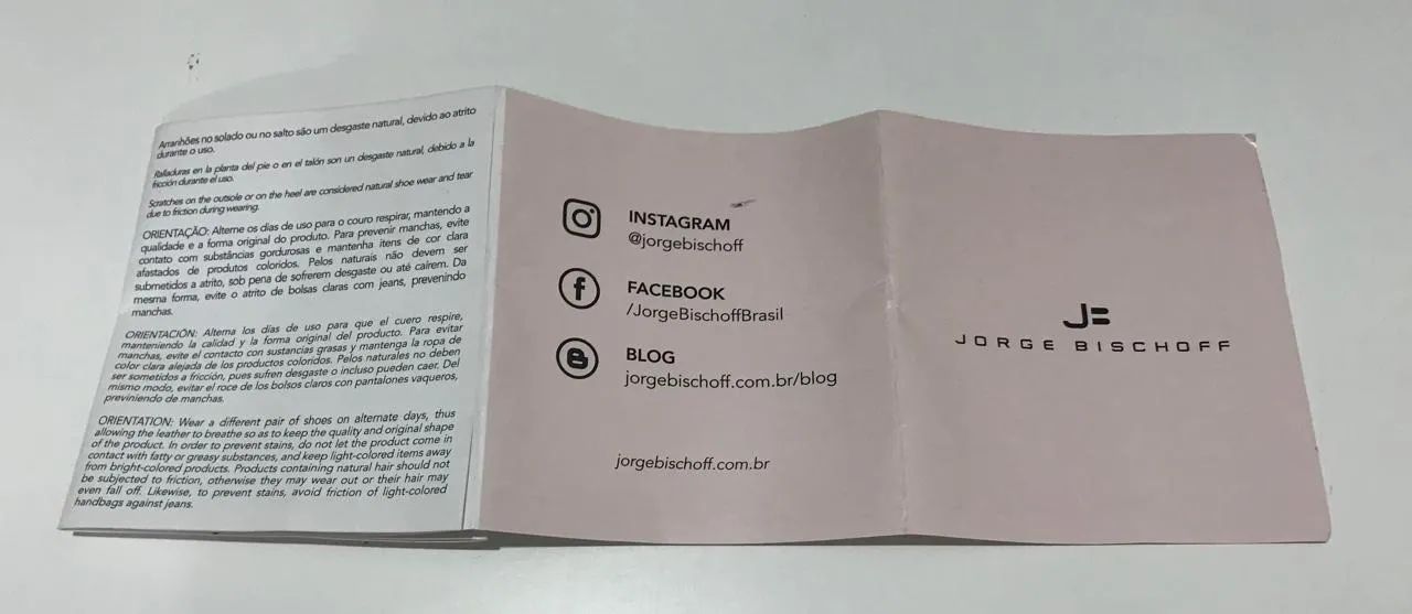 Bolsa Jorge Bischoff couro - Foto 5