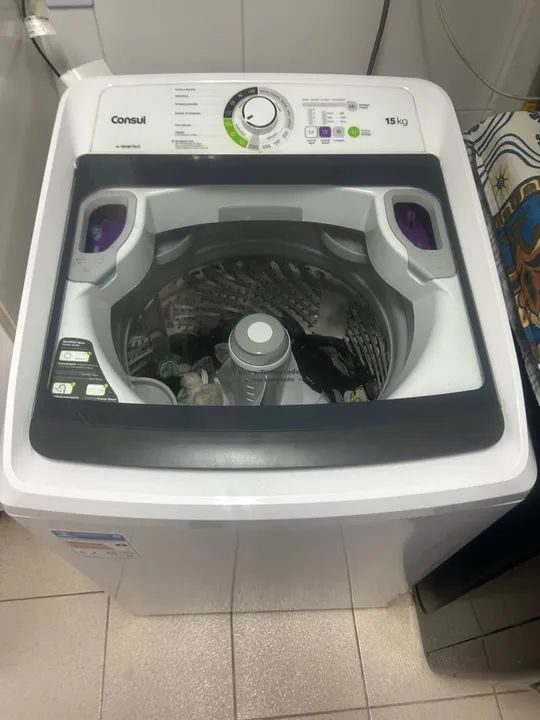 Máquina de Lavar Consul 15kg - Automática