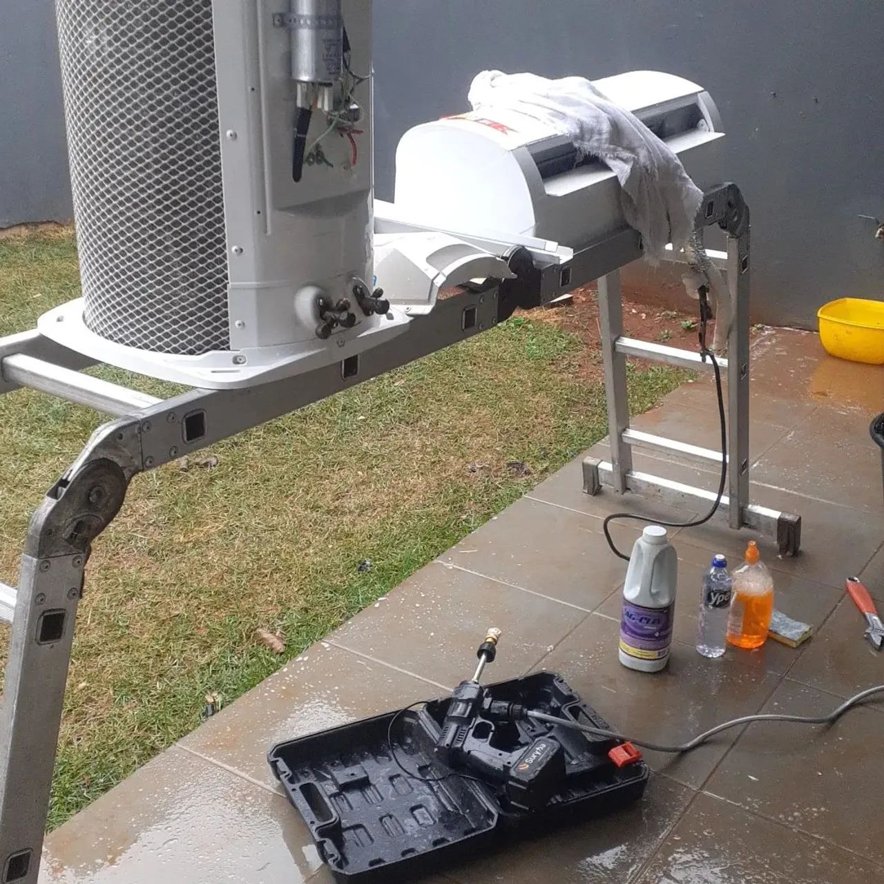 higienização em ar-condicionado manutenção de ar-condicionado Split   e de janela