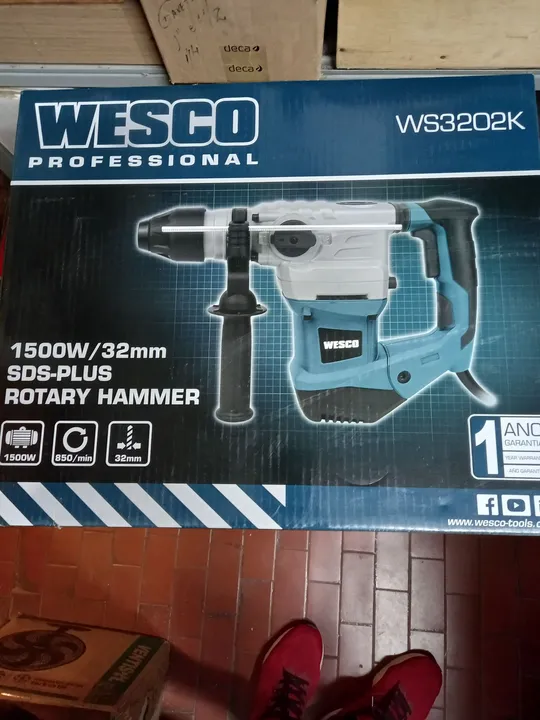 Martelete 5kl (3 funções) Wesco 220V Novo