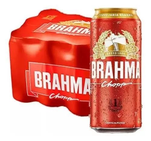 Brahma Chopp Cerveja - Lata 473ml - Foto 2