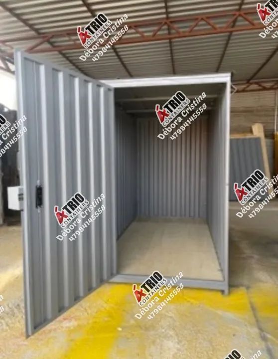Container 2mt galvanizado ou cor a escolha - Foto 4