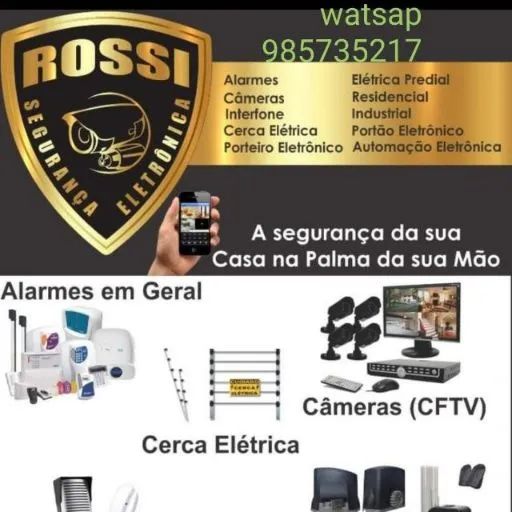 Portão eletrônico rossi ppa garen engemov vendas instalações e manutenção 