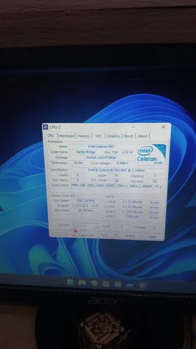 Placa mãe( Kit )pcware ipx847-p1 pegatron ipxcr-vn1 celeron - Foto 4