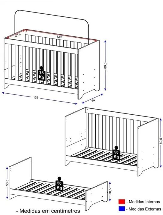 Promoção Berço 3 em 1 - 14/11/24  - Foto 3