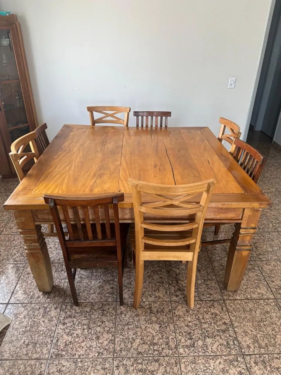 Mesa Rústica Madeira de Lei (somente a mesa)