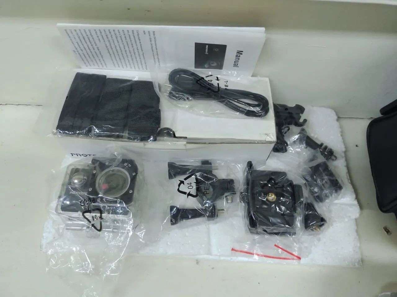 Filmadoras antigas, 2unid., completas, acessórios, no estado. Envio qq. local. - Foto 4