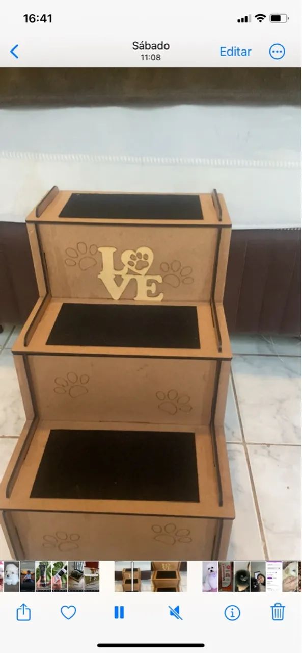 Escada para cachorro 