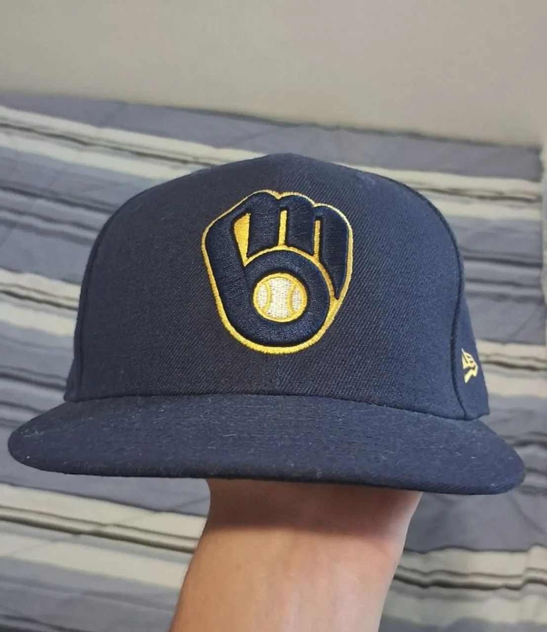 Boné new era fechado azul