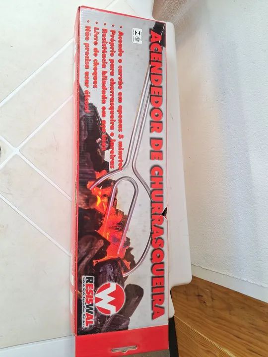 Acendedor de churrasqueira e lareira, elétrico,  800 W, 127 V - Foto 2