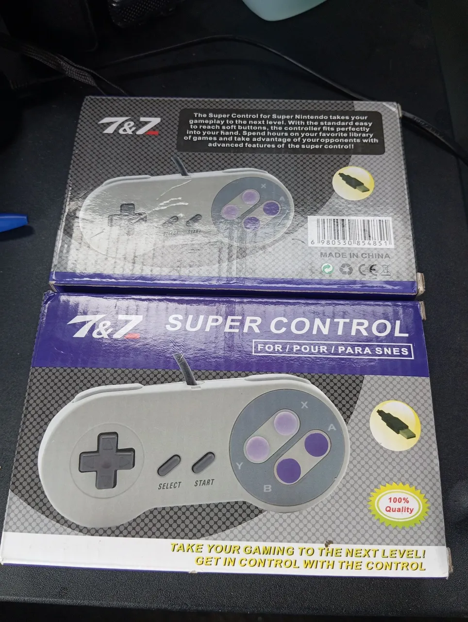 Controle Super Nintendo 7&7 Super Control