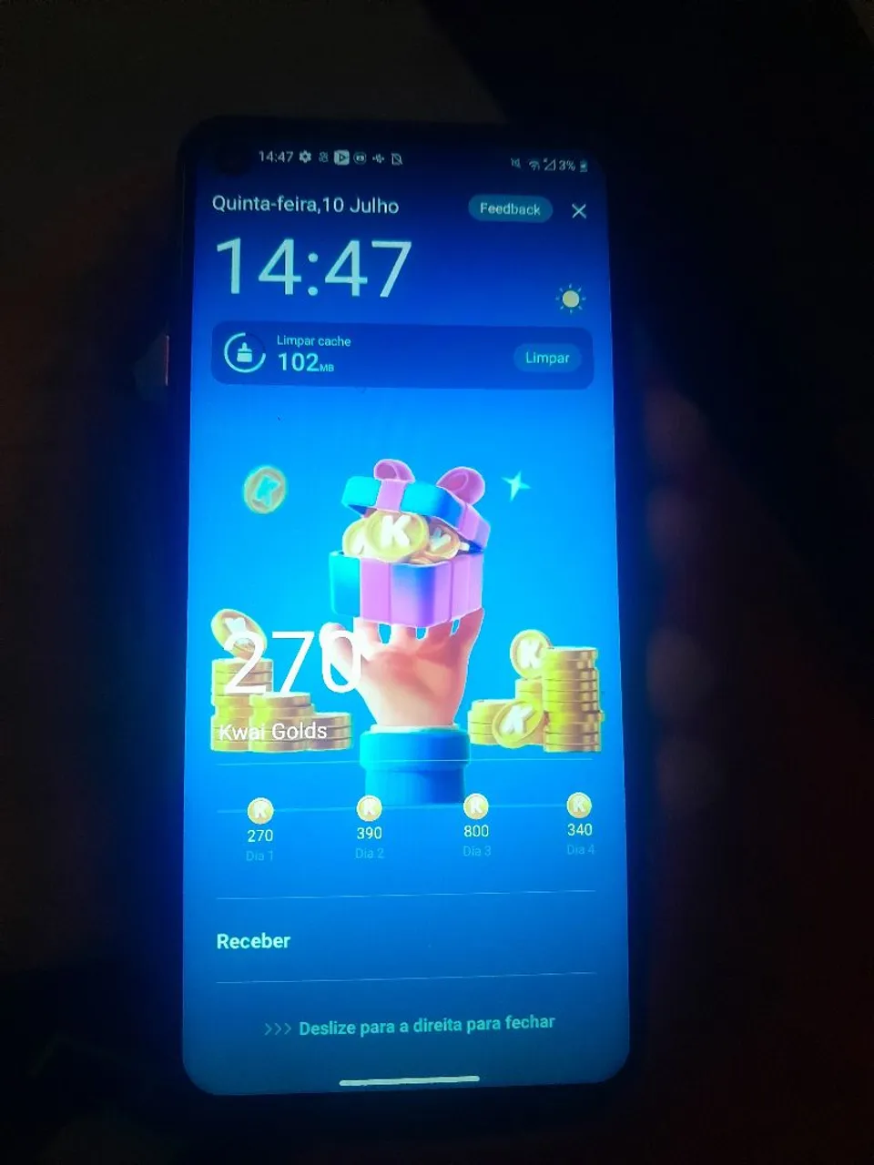 Celular zerado 