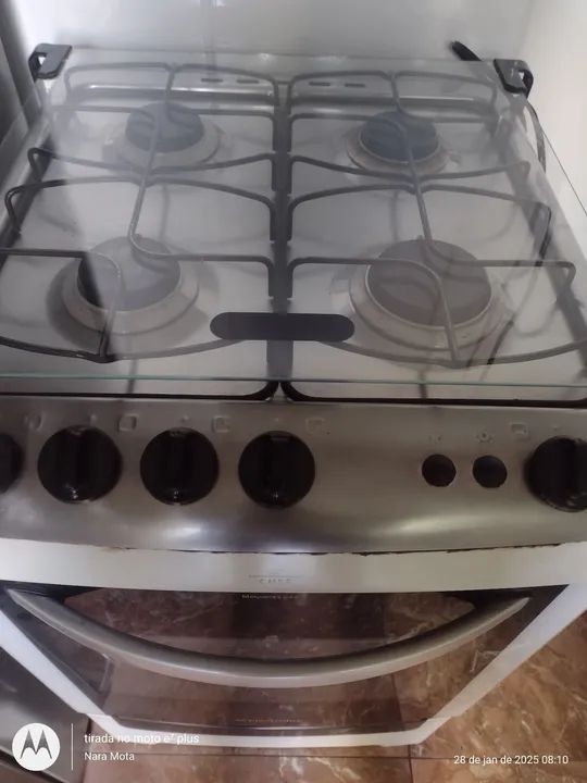 Fogão 4 Bocas com Forno - Semi-Novo
