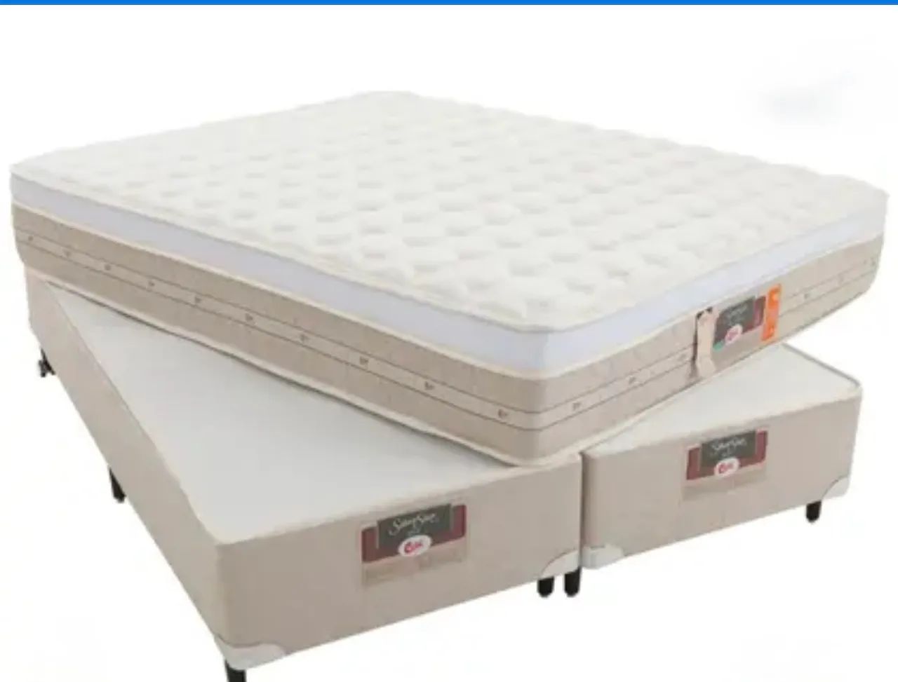 Cama Box Queen -  usada  -  Preço Imperdível! - Foto 4