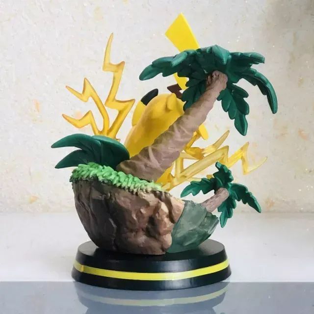 Boneco Pikachu Pokémon Amarelo Colecionável Infantil 13cm - Foto 3