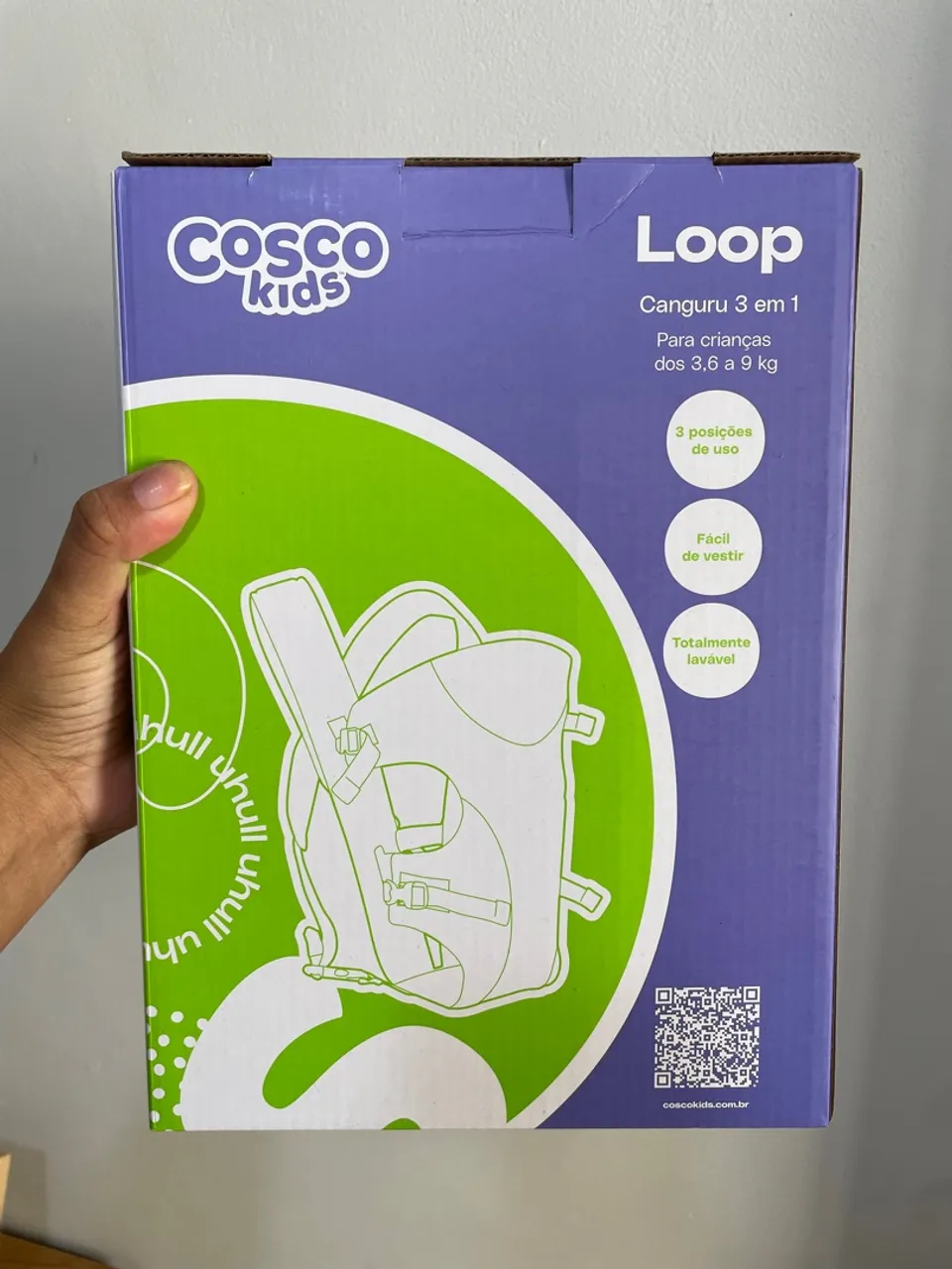 Canguru Cosco Kids Loop 3 em 1
