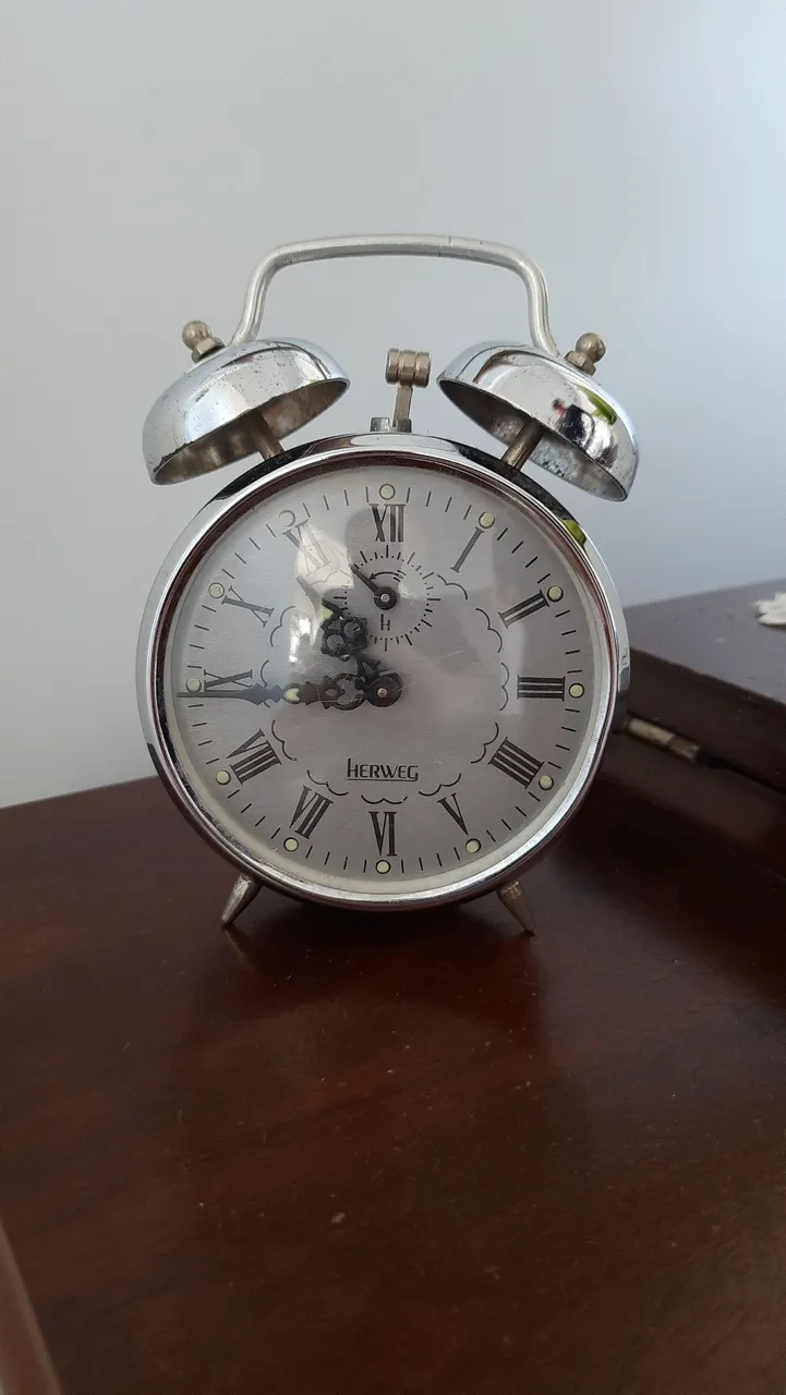 Relógio Despertador Vintage Herweg