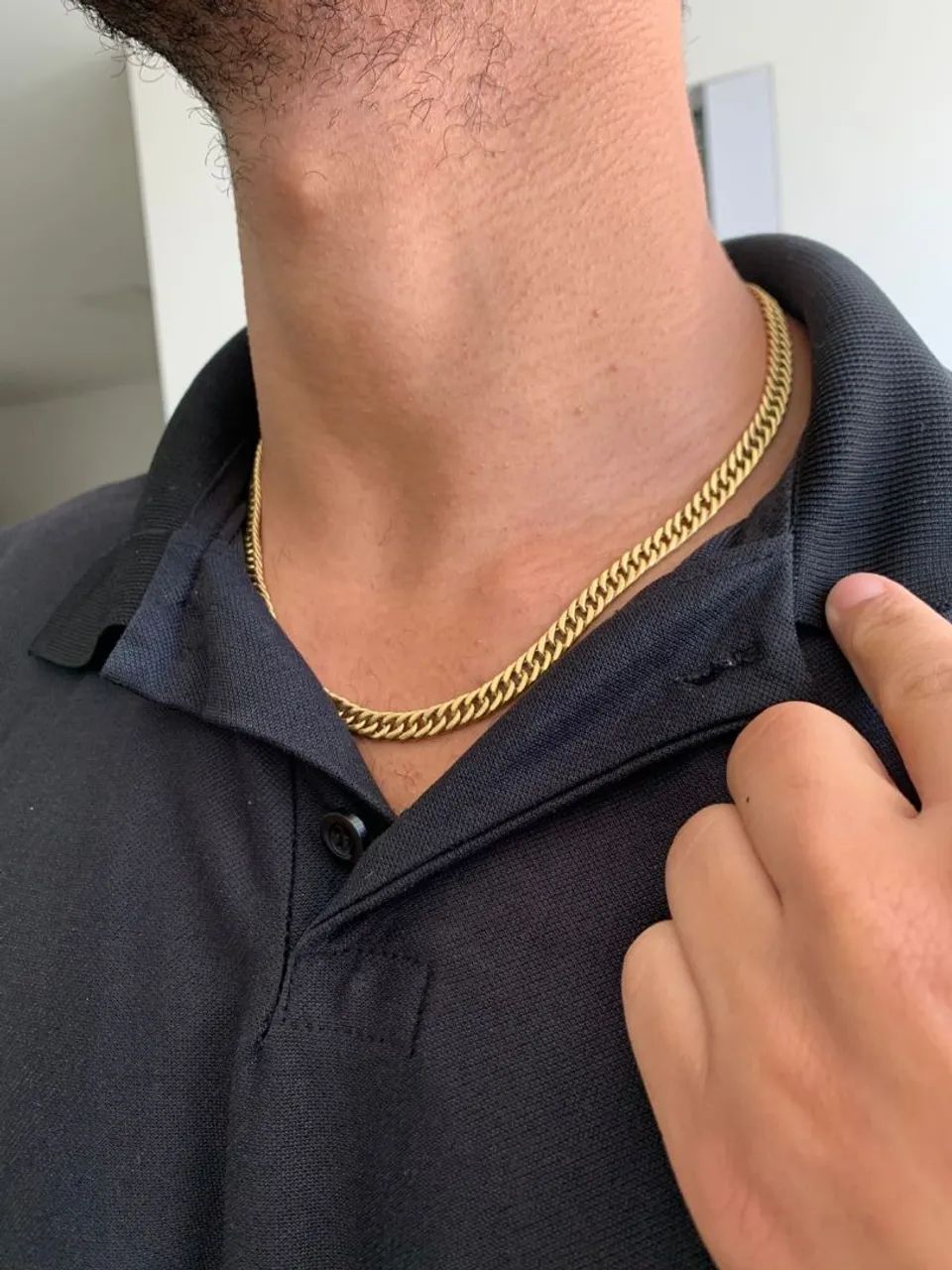 Corrente 6,5mm - Ouro 18k - Foto 2