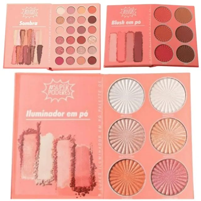 PALETA SOMBRA & ILUMINADOR & BLUSH  SP PODERES64319739975042124