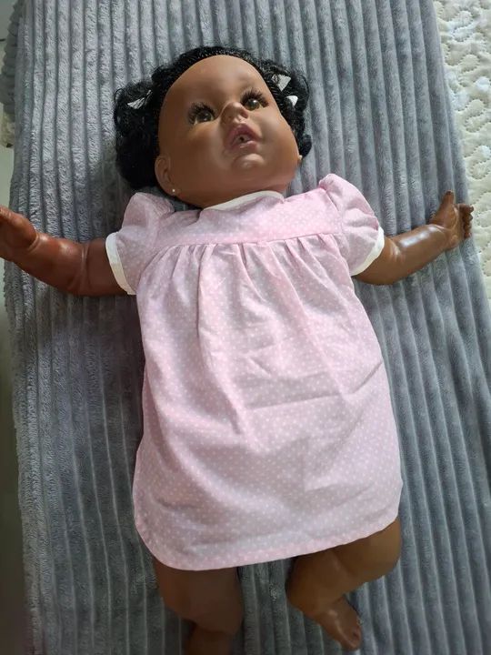 Boneca linda em forma de bebê.  Muito bem feito - Foto 3