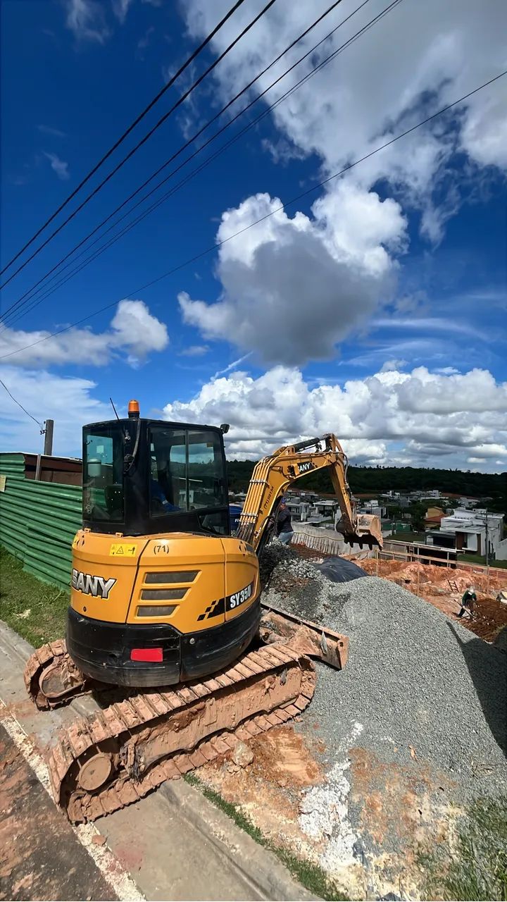 Mini escavadeira retro escavadeira 