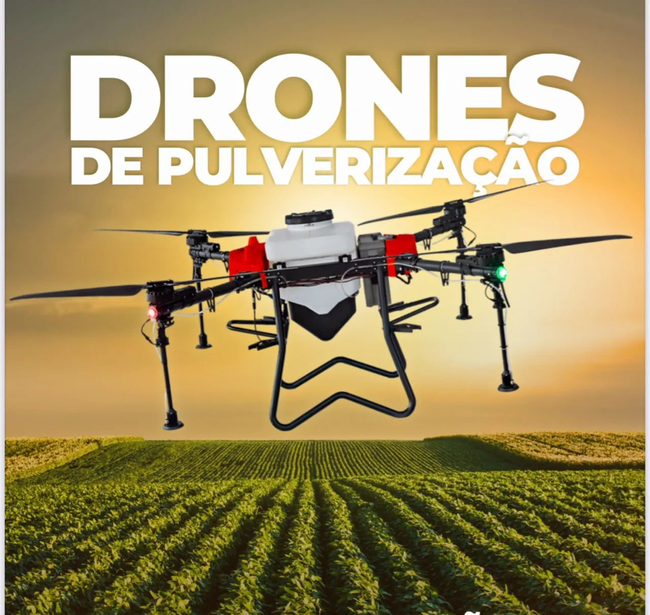 Drone Pulverizador Agrícola - Eficiência e Produtividade