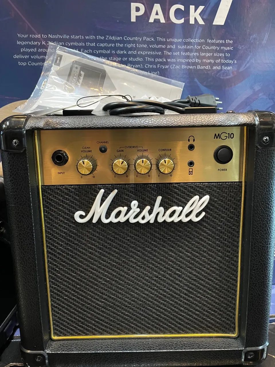 Amplificador de guitarra Marshall MG10 zero bala - Foto 3