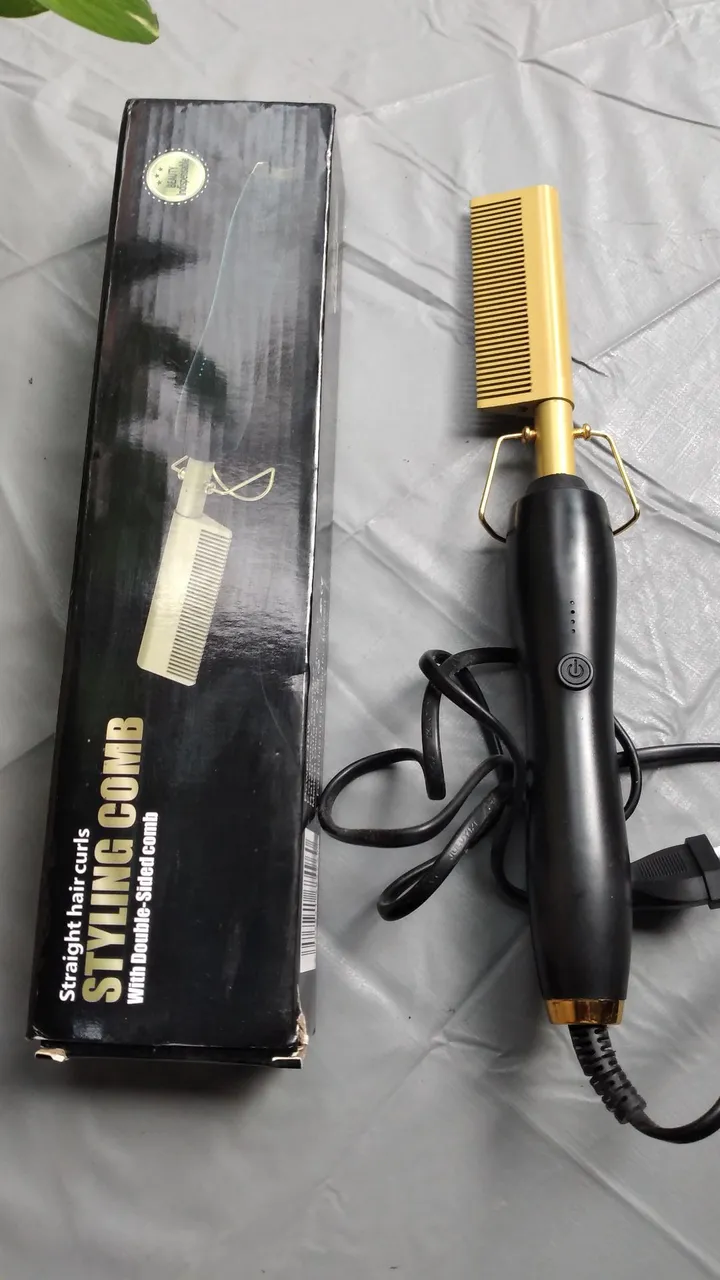 Escova/Pente Alisador de Cabelo Styling Comb